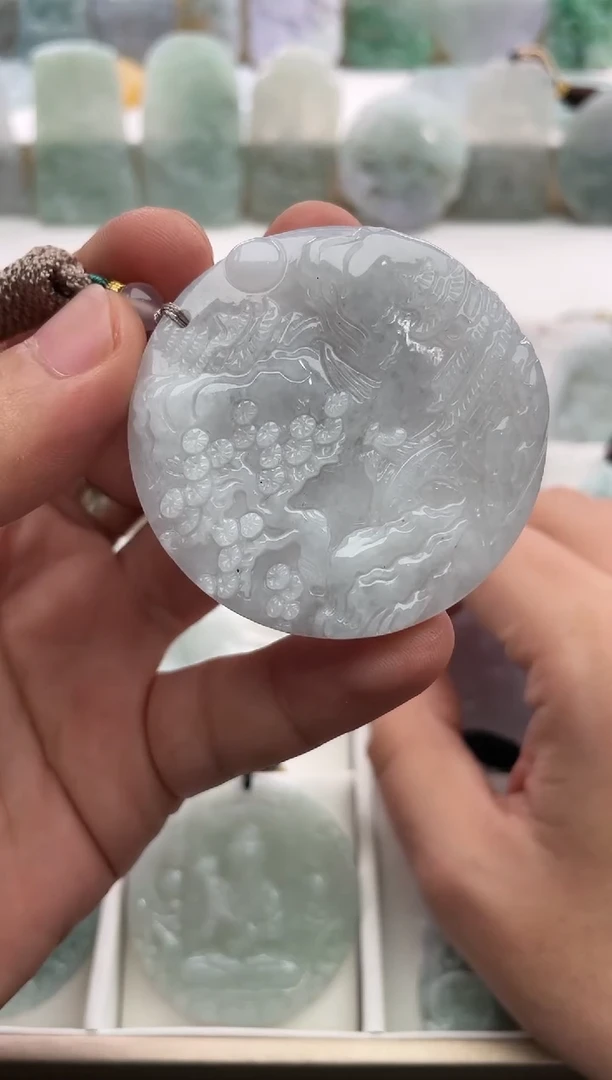 【闪购商品】翡翠颈饰未镶嵌..../3/6/ 94