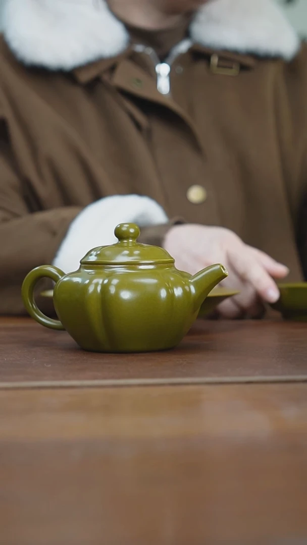 【闪购商品】杯景德镇微瑕茶叶末壶