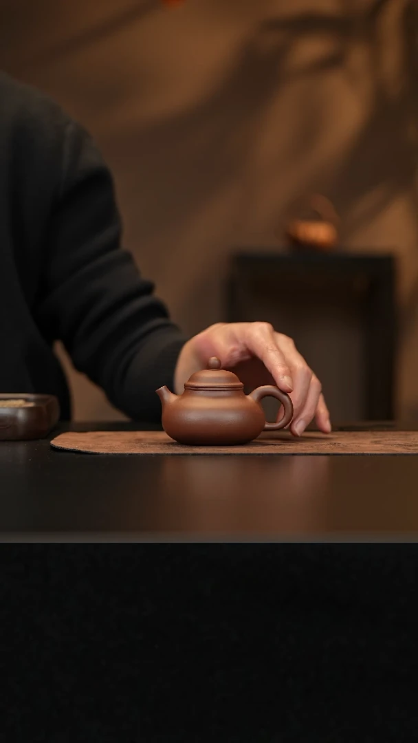【闪购商品】紫砂茶壶禾字款zy 紫泥 容天