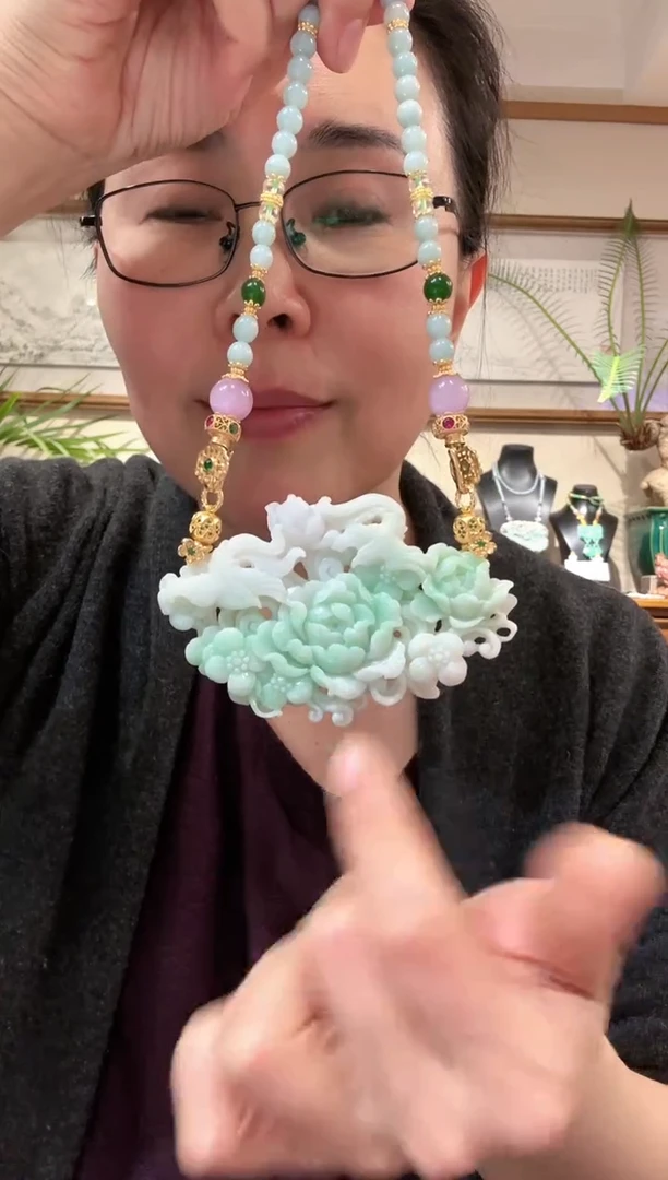 【闪购商品】翡翠颈饰未镶嵌国风