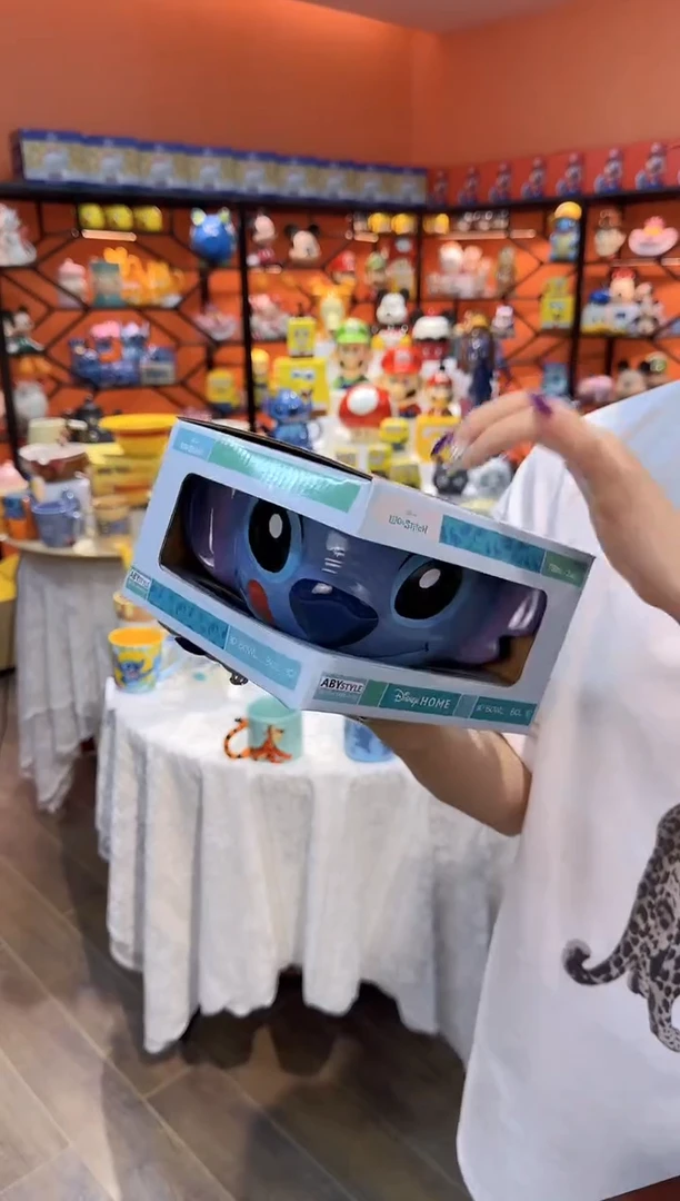 瓷片@@史迪奇水果沙拉碗（礼盒）