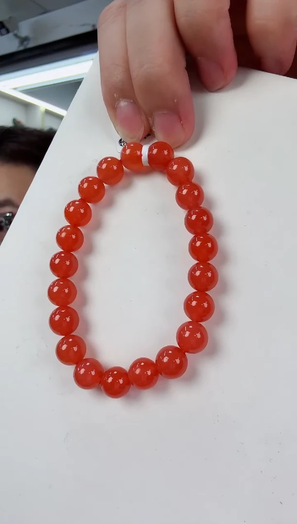 未镶嵌冰红手串9南红玛瑙?****_一个/条
