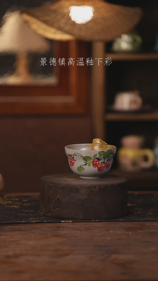 陶瓷景德镇高温釉下手绘陶瓷130