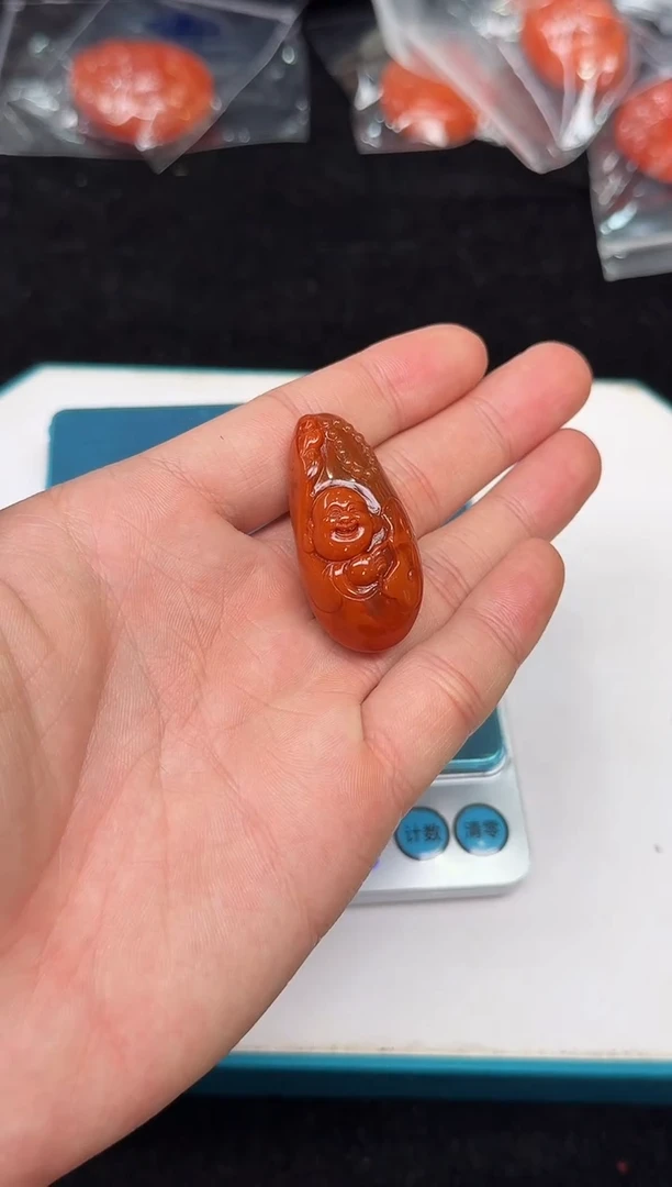 吊坠(不含链)未镶嵌南红玛瑙【小宝珠宝】20 T101929-21g