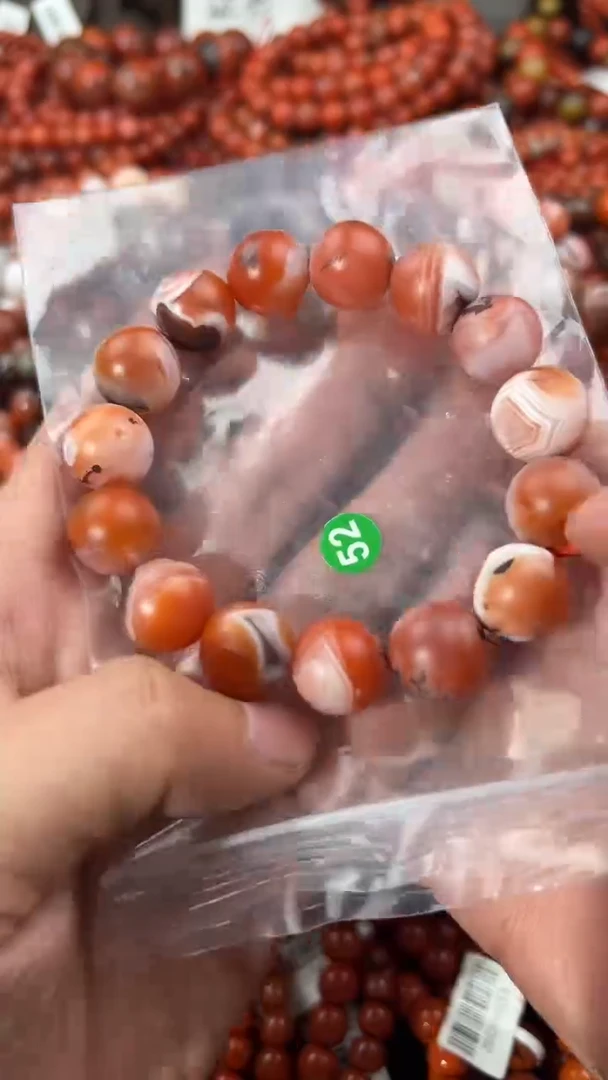 南红玛瑙手串未镶嵌14