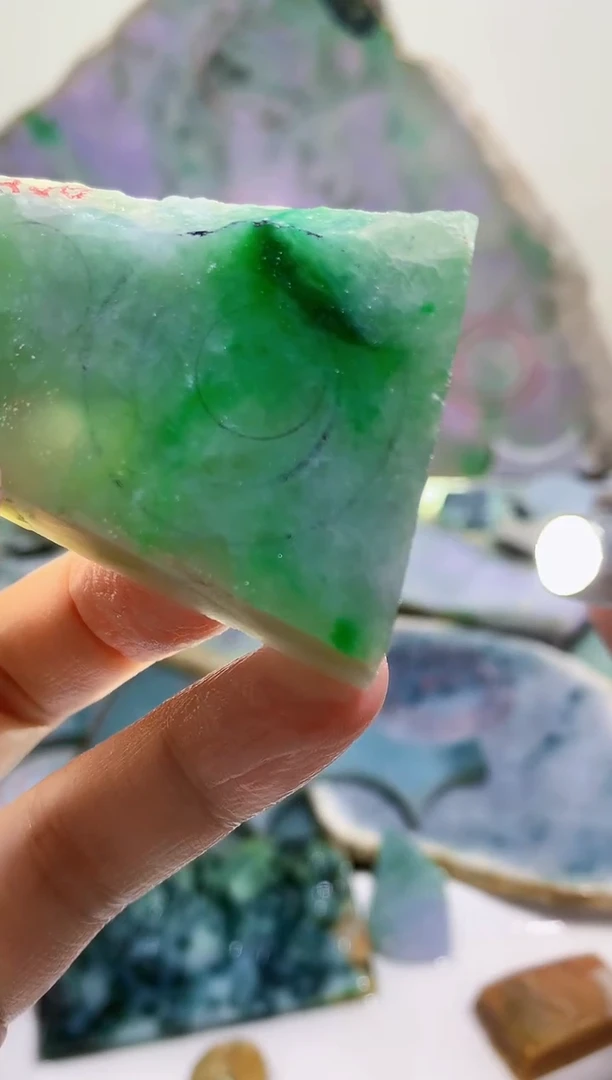 裸石翡翠0蒙0翡翠珠宝313