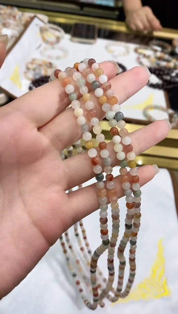 未镶嵌手链水晶多样性发其一兔毛多圈4+