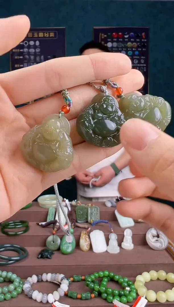 【闪购商品】和田玉颈饰未镶嵌ZZ 拍一发一 多样性发货