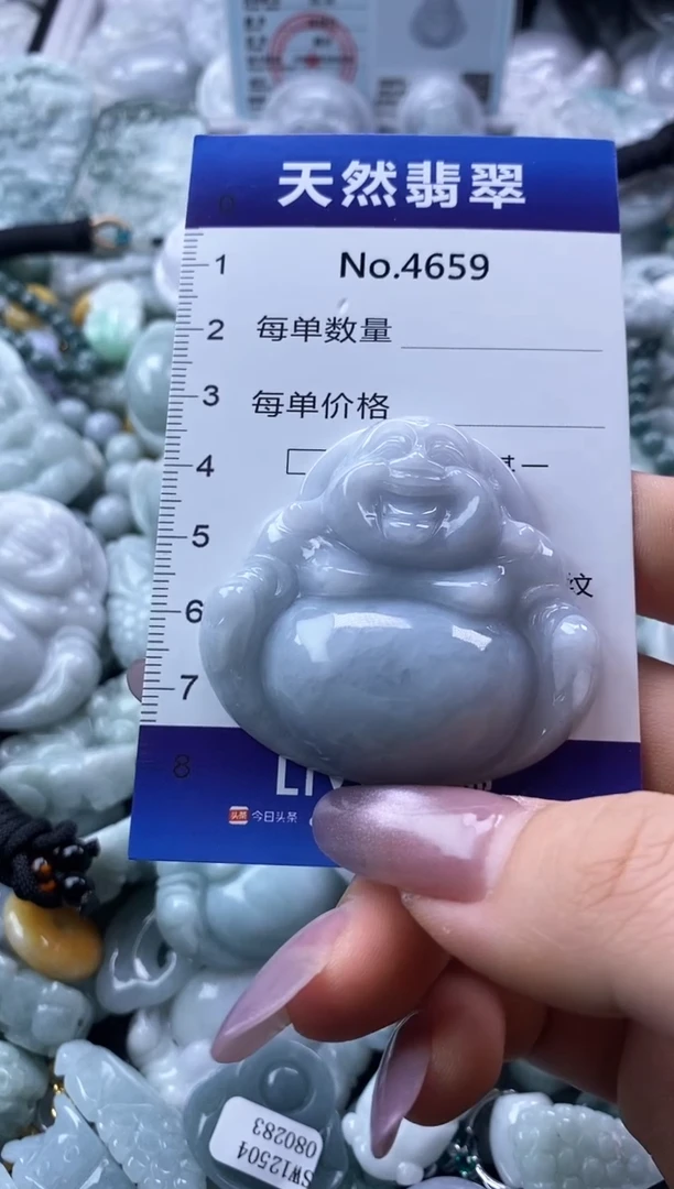 翡翠未镶嵌颈饰缅甸A货翡翠4659