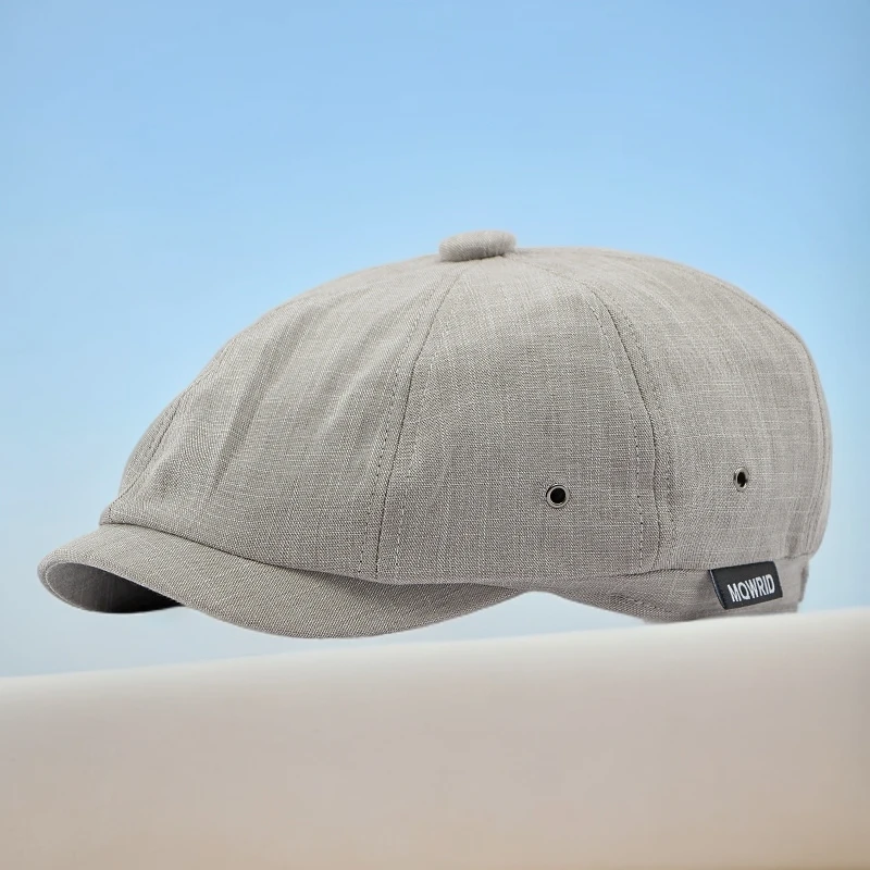 四季前进帽男贝雷帽帽子情侣休闲防晒鸭舌帽鸭舌帽男士时尚运动