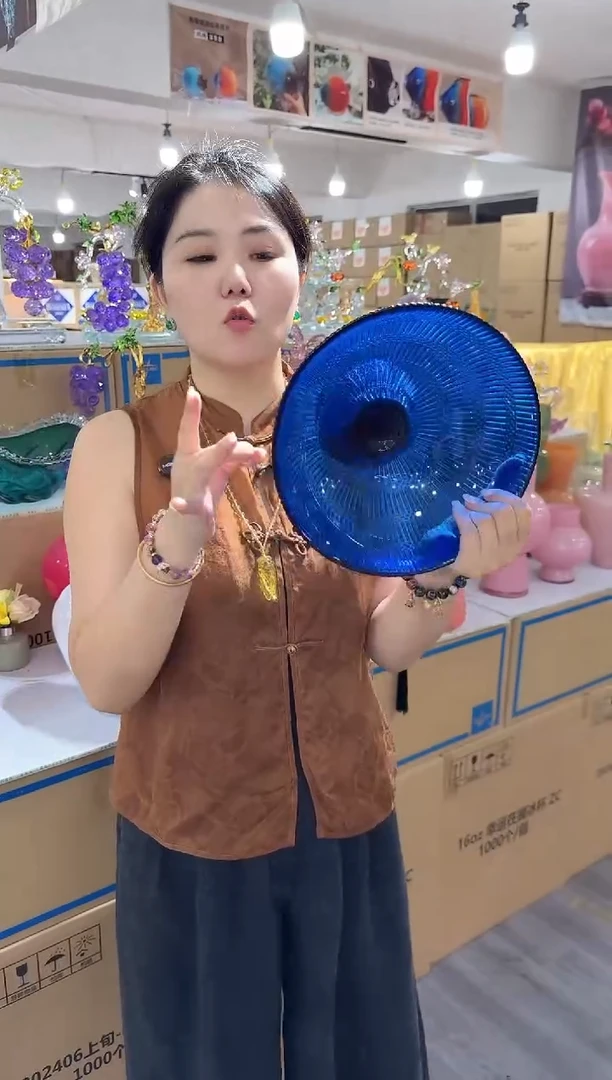 琉璃瑞直花瓶花器M-晚2