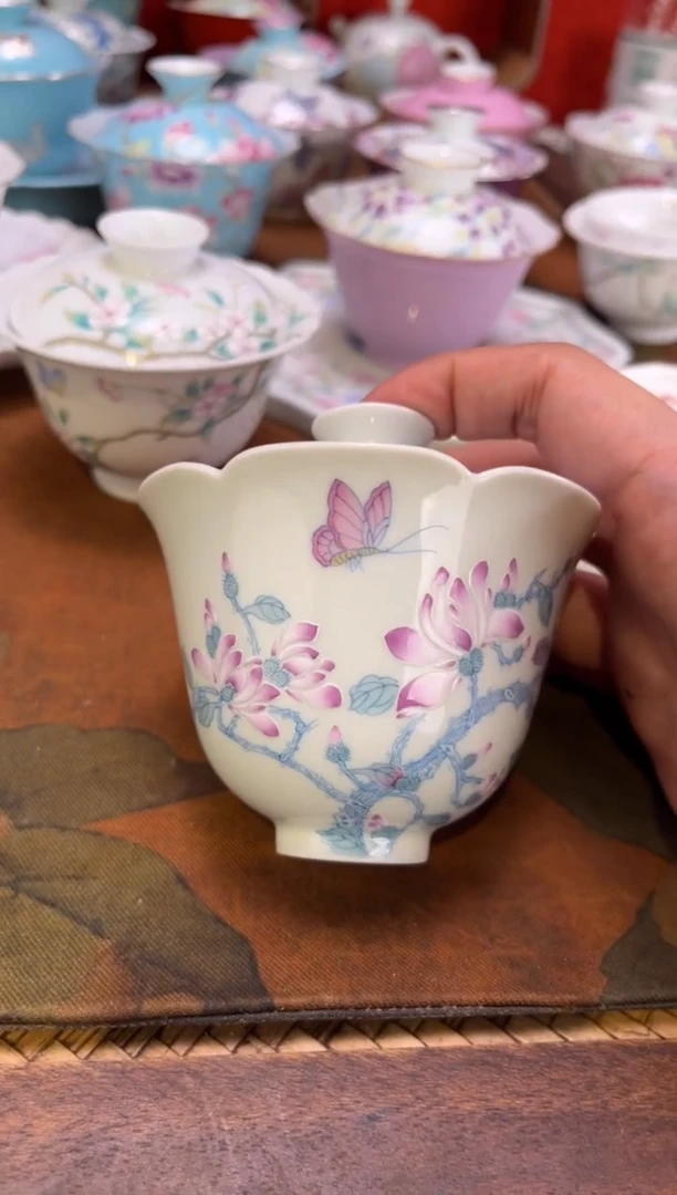 景德镇纯手绘陶瓷茶具