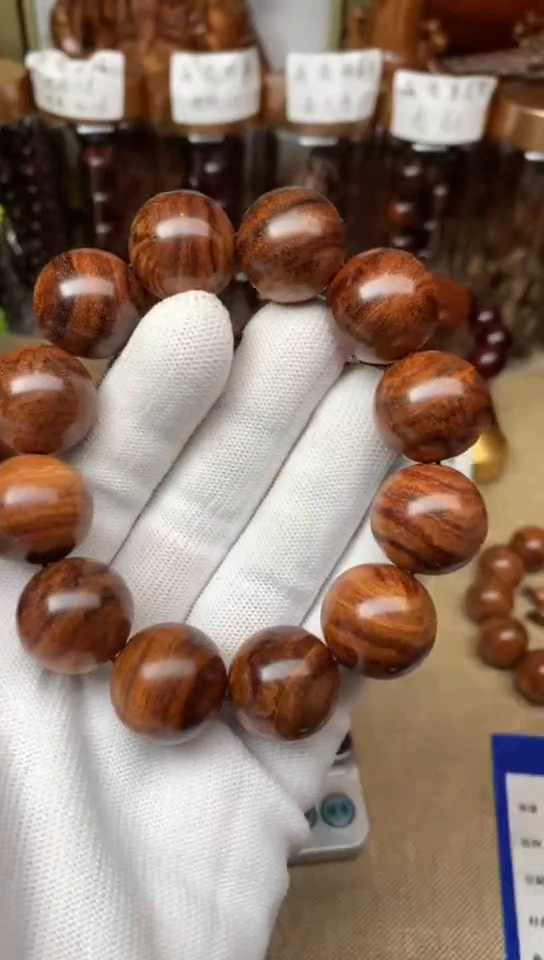 黄花梨/降香黄檀手串/手链?***?海黄手串