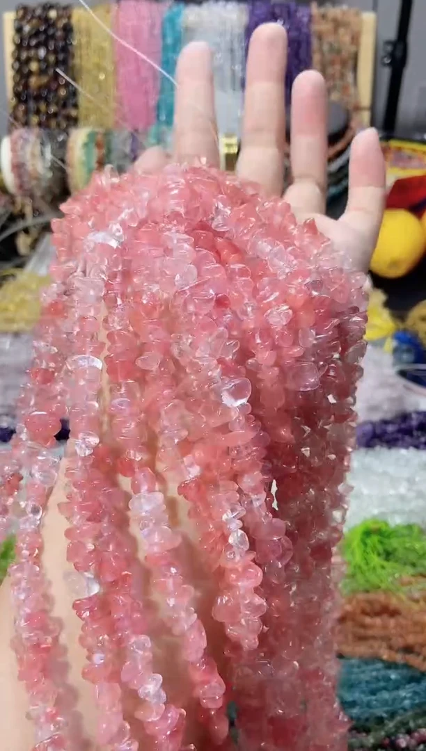 未镶嵌珠宝半成品水晶西瓜晶
