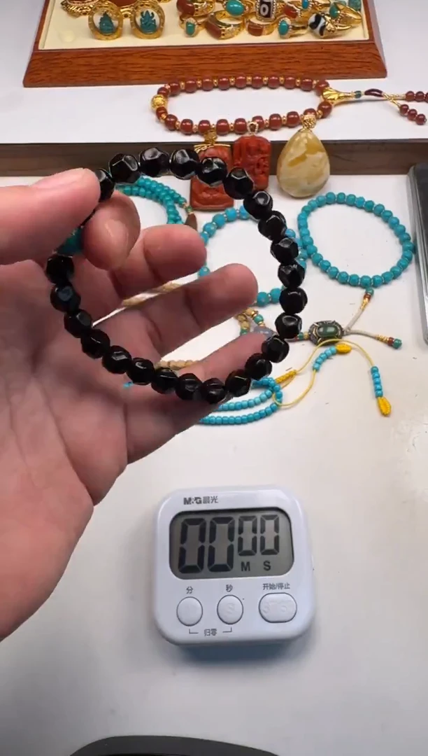 手串椰蒂18K金镶嵌关****～手串手串