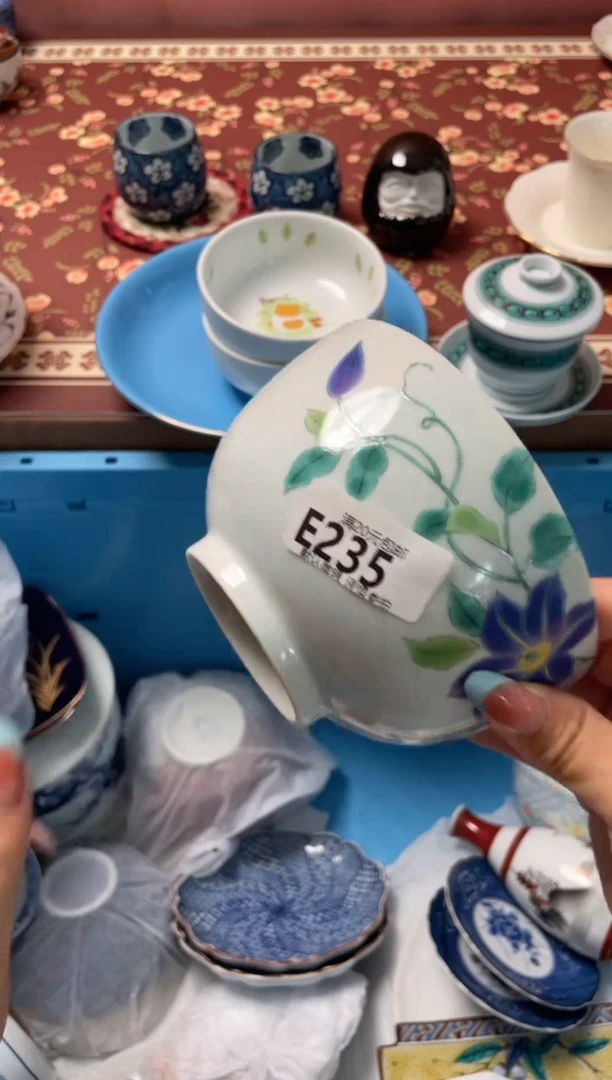 瓷片云*儿瓷器瓷器E235