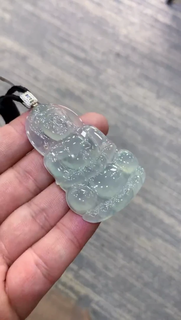 颈饰未镶嵌翡翠天然A货翡翠