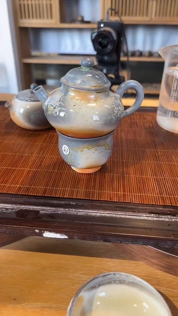 壶1号容量120-130ML仿古泥+134号杯子 一套