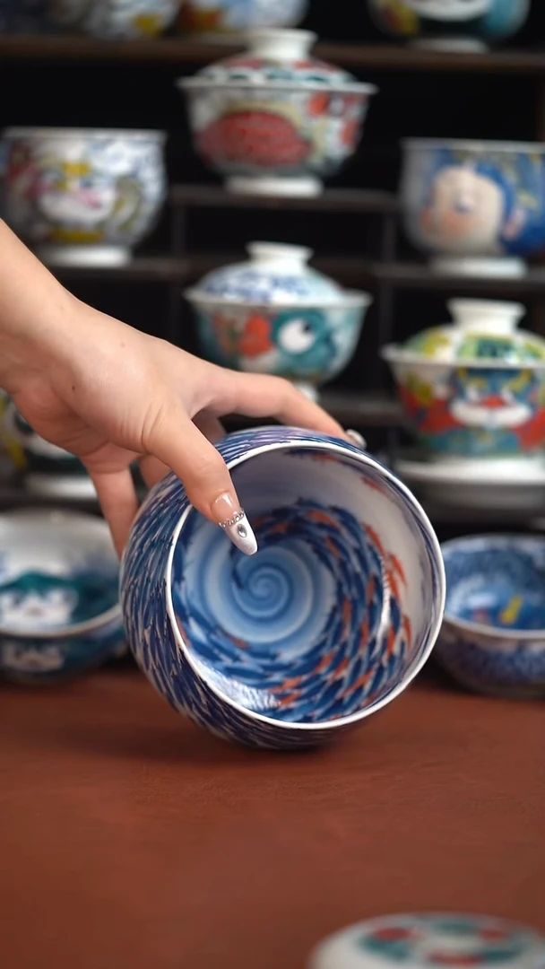 老师作品墨渊茶渣缸（微瑕福利）