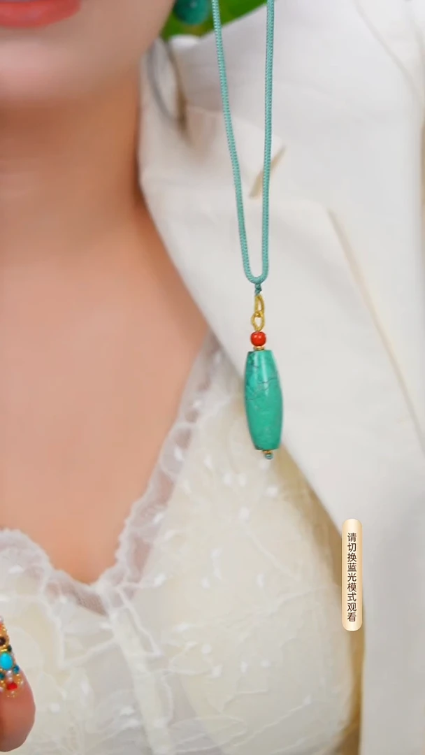 未镶嵌绿松石项链多样性发一
