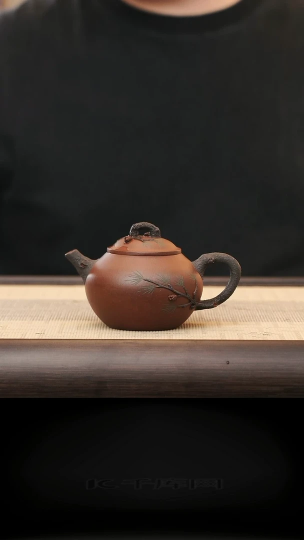茶壶紫砂37号松韵壶