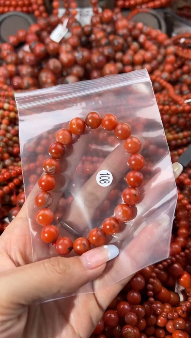 未镶嵌手串南红玛瑙10+