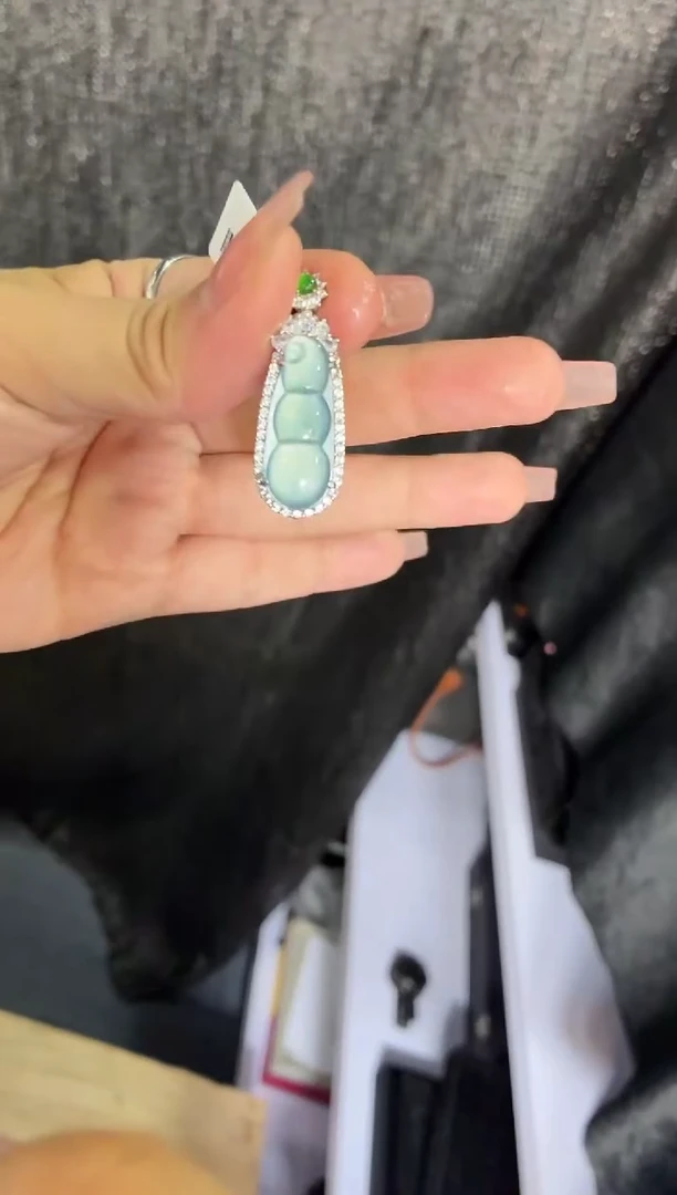 银S925镶嵌定制翡翠24定制翡翠-多样性发货（发其一）