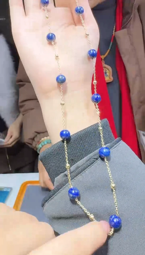 【闪购商品】青金石颈饰未镶嵌多样性发一件 408