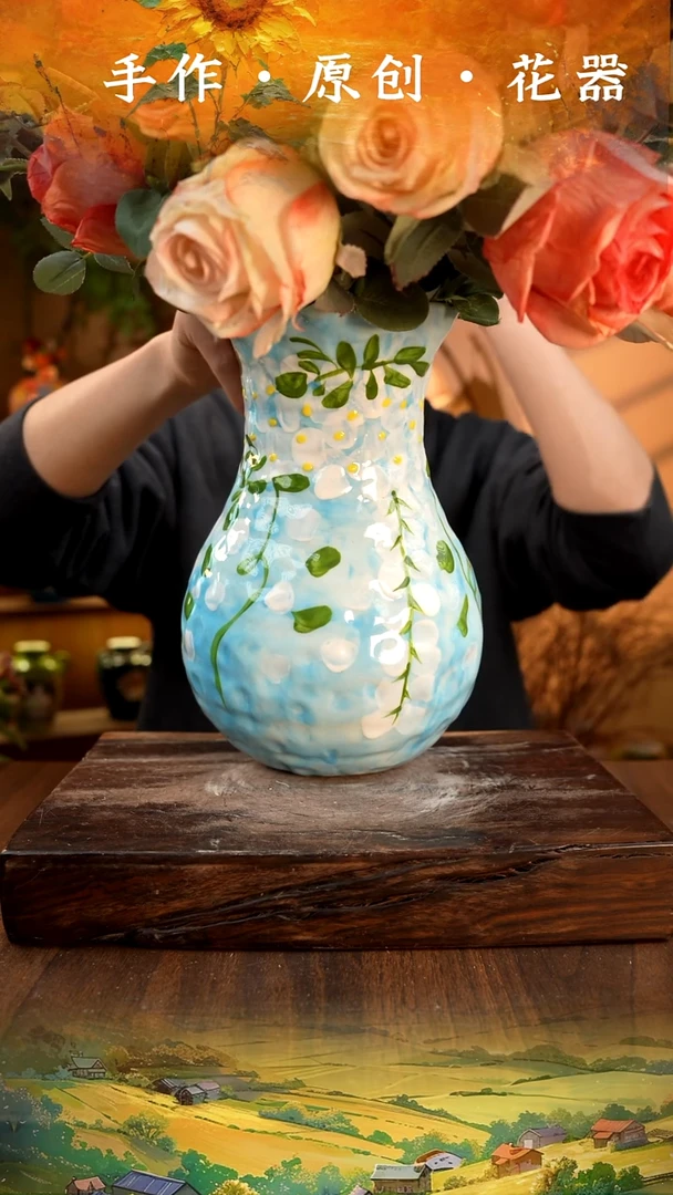 摆件陶14-120口径12高度23 手工测量 1-2误差