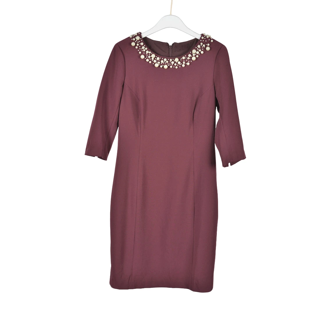 【Y专柜捡漏】女装SLDEC-连衣裙2142-酒红色