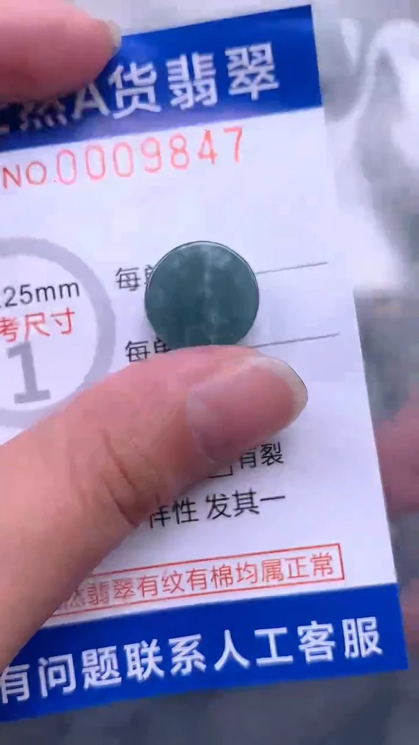 翡翠未镶嵌吊坠(不含链)1