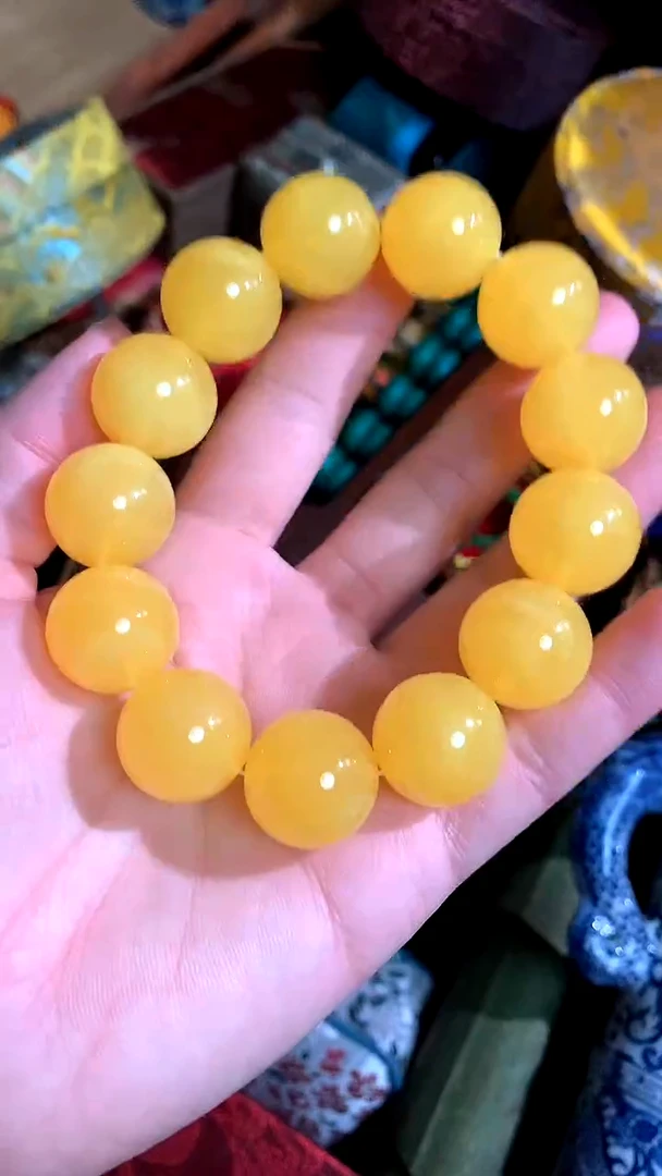 【闪购商品】蜜蜡手串未镶嵌德诚精品专属摆件