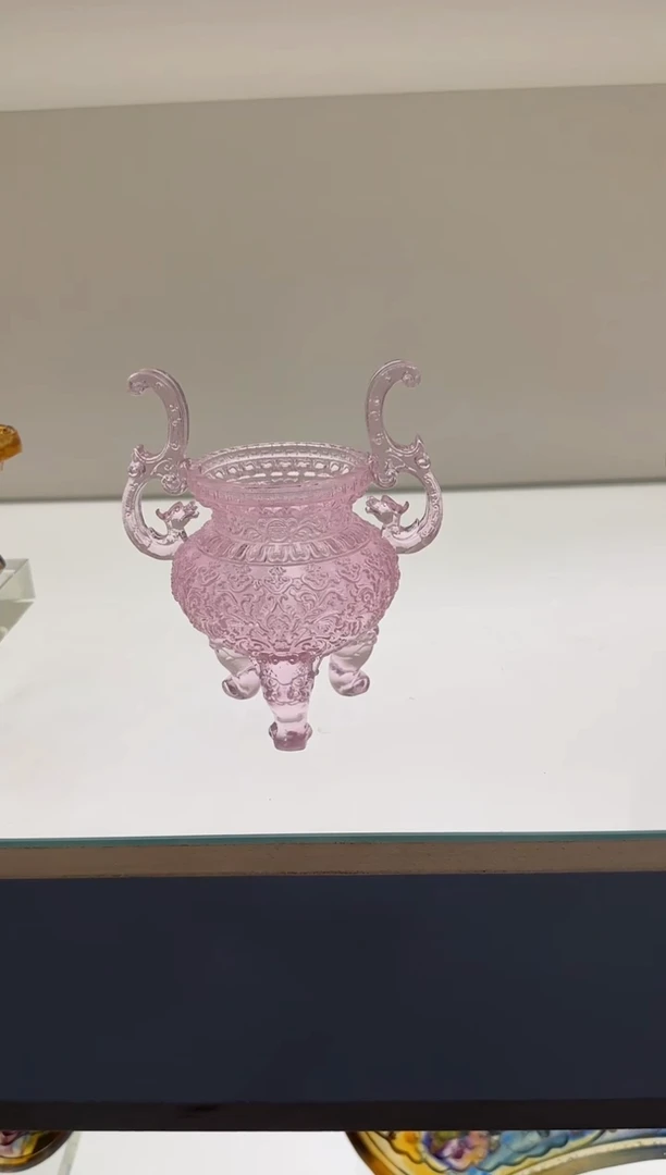 手工艺品琉璃W****安官帽香炉
