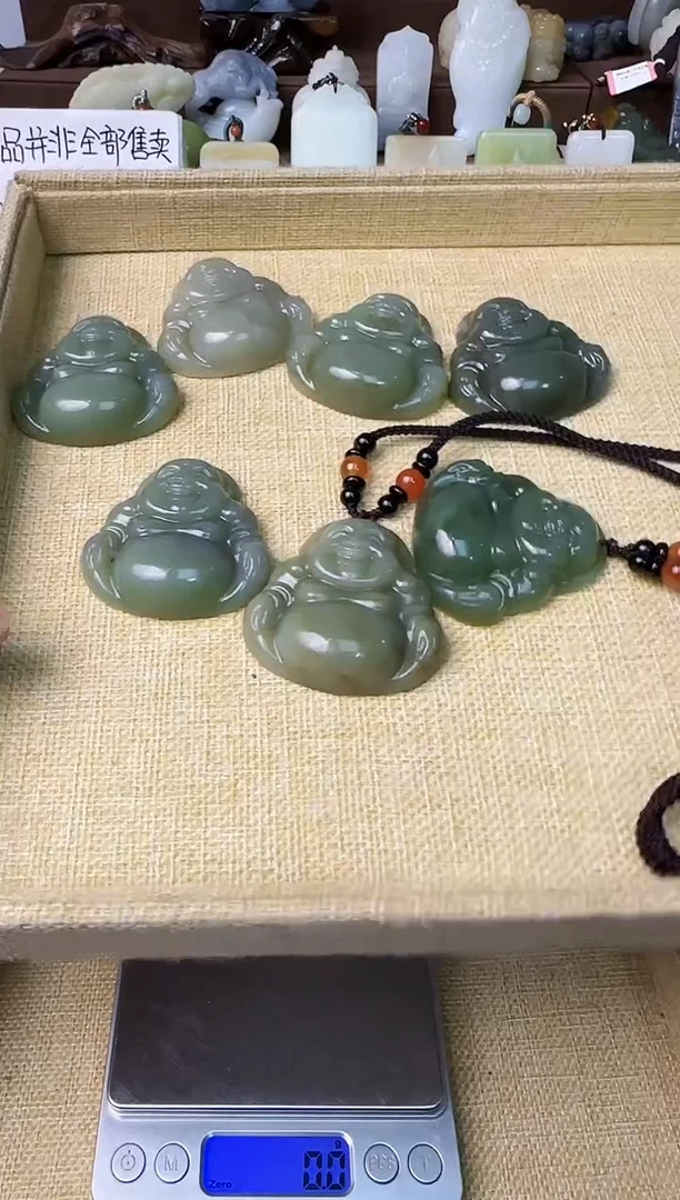 【闪购商品】和田玉颈饰未镶嵌佛公多样性发一