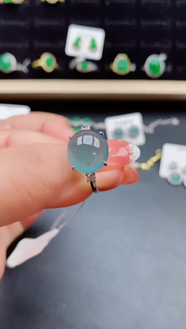 【闪购商品】翡翠戒指银S925镶嵌212121