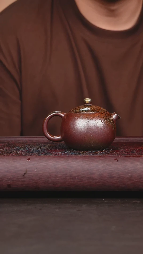 茶壶紫砂柴烧 河豚 西施
