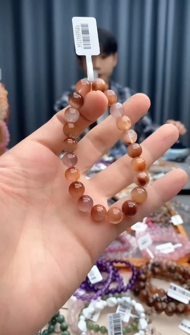 水晶手链未镶嵌红兔毛