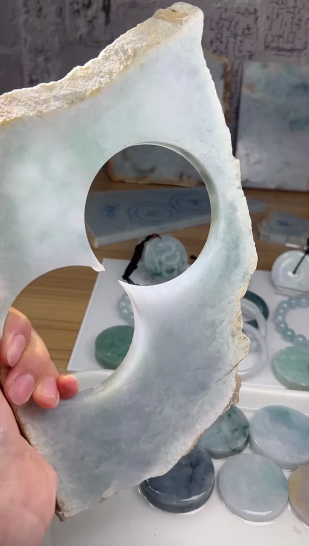 裸石翡翠天然翡翠A货石 南 995