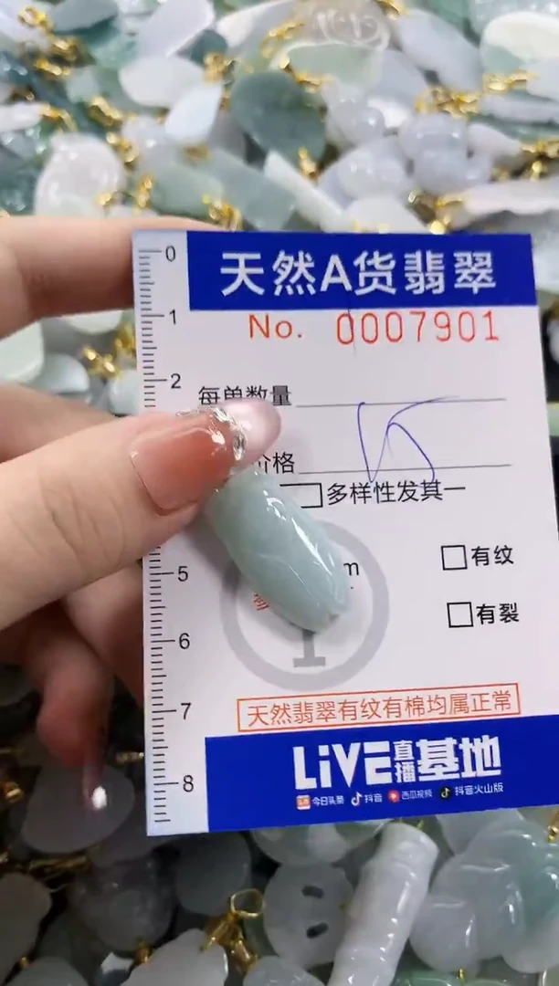颈饰未镶嵌翡翠天然A货翡翠
