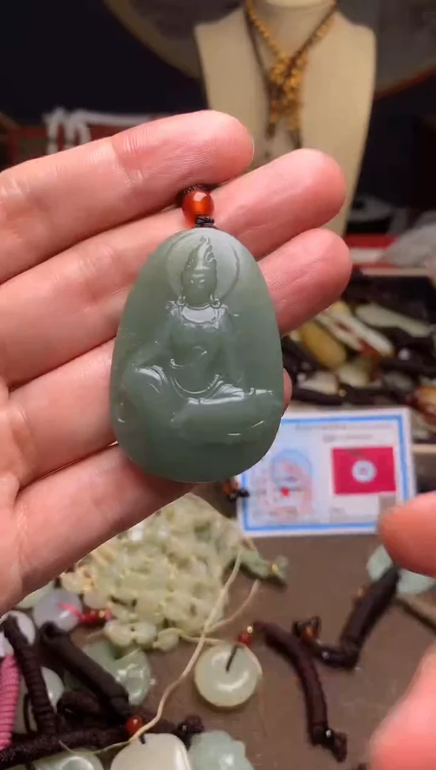 颈饰未镶嵌和田玉新疆料青海料清水和田玉吊坠