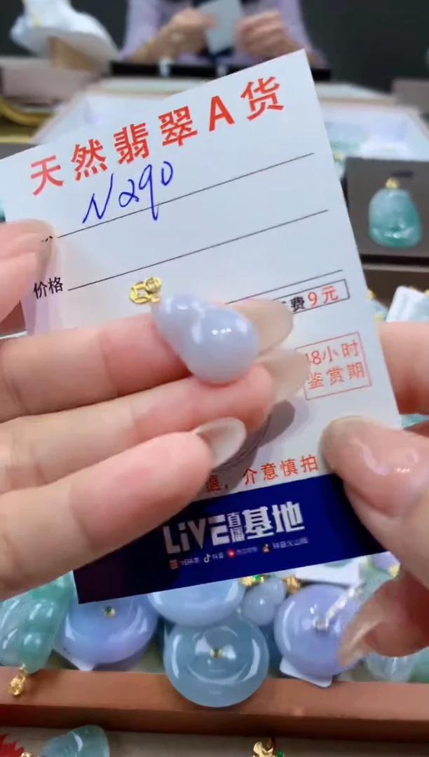 颈饰未镶嵌翡翠天然缅甸翡翠A货挂件