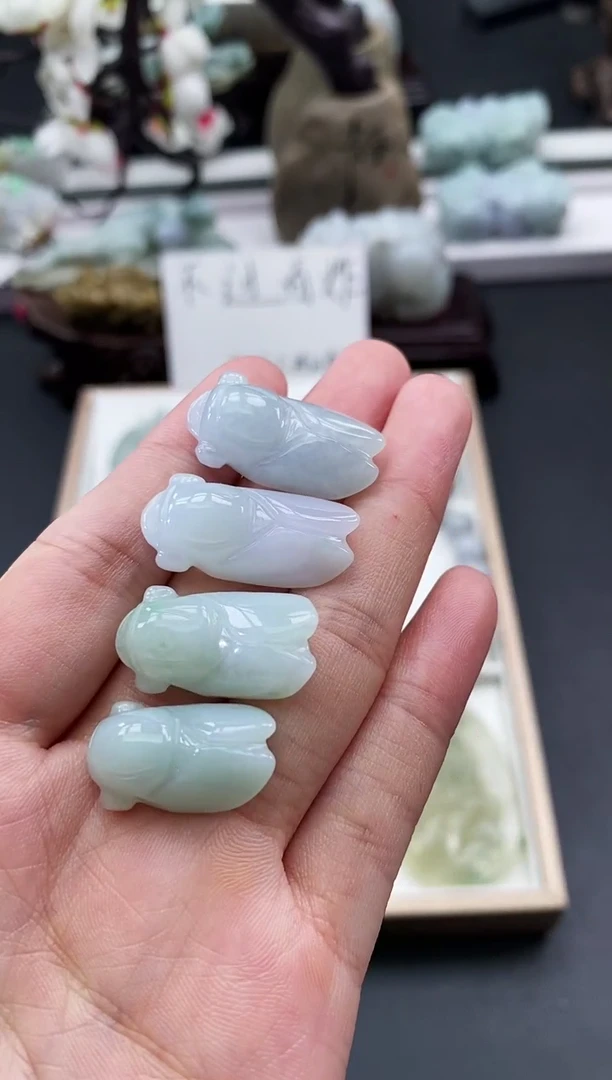 翡翠未镶嵌颈饰天然缅甸A货翡翠随机发一件