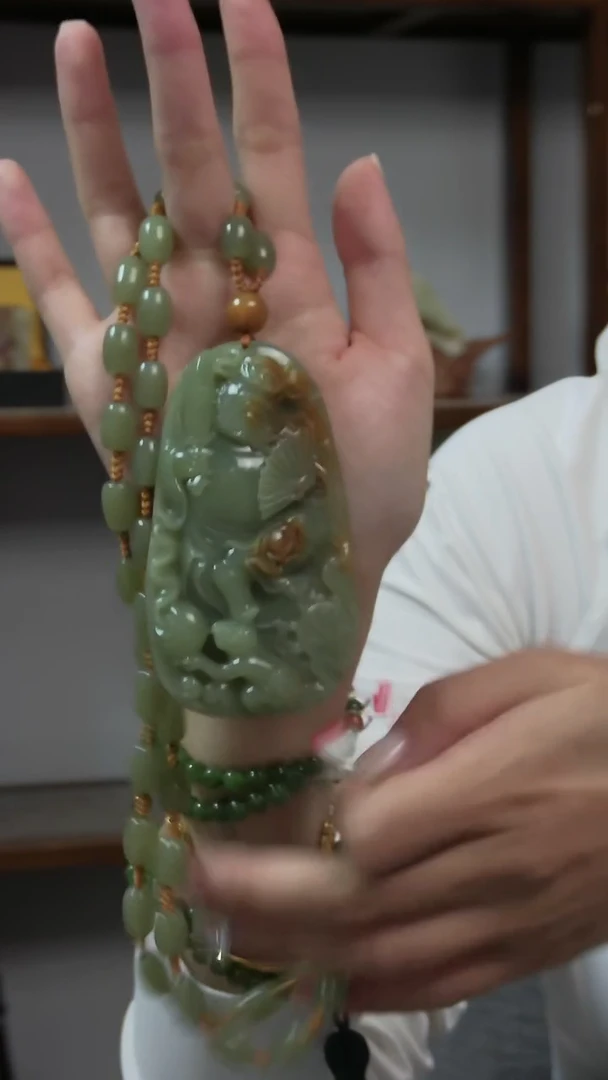 颈饰未镶嵌和田玉钟馗