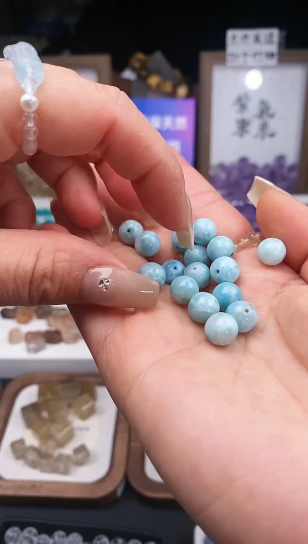【闪购商品】针钠钙石（海纹石）未镶嵌颈饰6a多样性发其一/3.16/1个