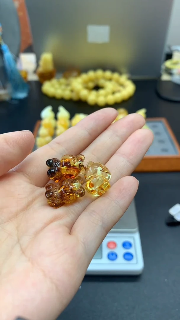 未镶嵌琥珀珠宝奇石2194多样性发其一默认有瑕