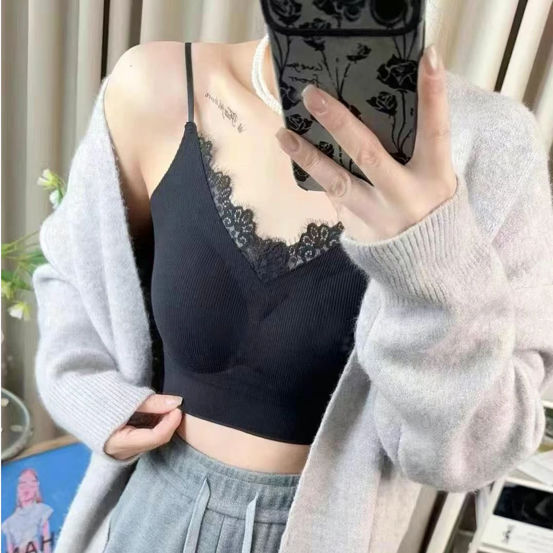 2025新款美背小胸专用小胸聚拢时尚简约吊带背心内衣20251