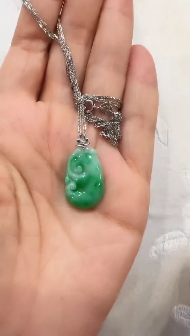 颈饰未镶嵌翡翠国风