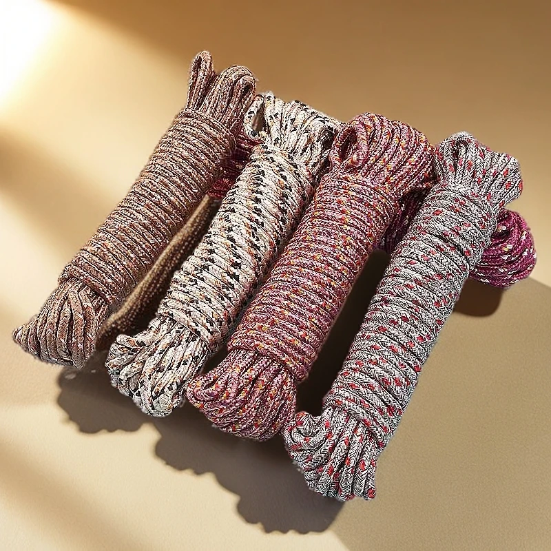 加粗户外室内晾衣晒被子绳 颜色不挑