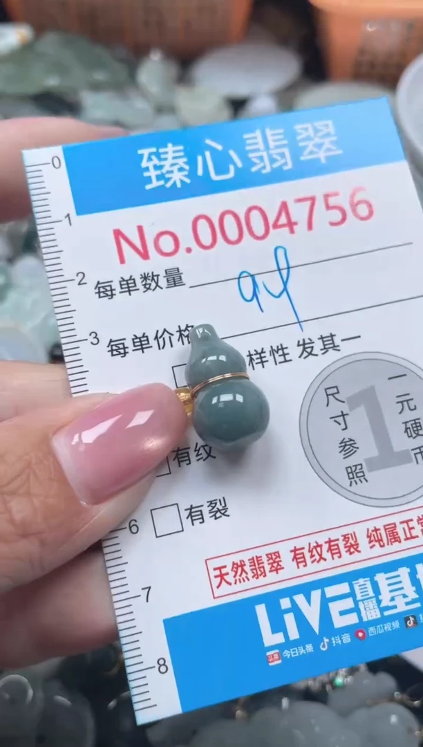颈饰未镶嵌翡翠4756