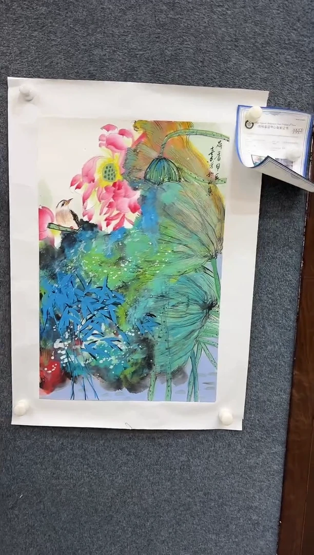 【闪购商品】国画1.17展馆-黄春香四尺三开-花鸟15
